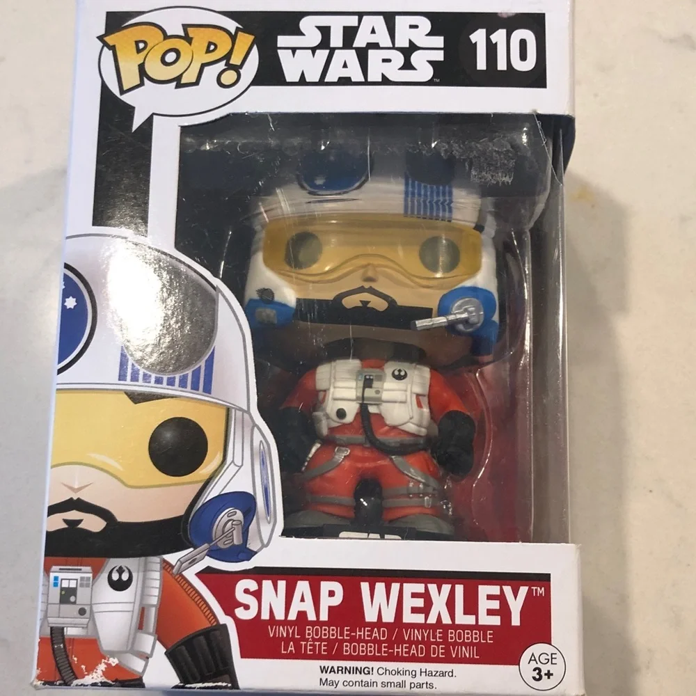 Pop Star Wars Snap Wexley Red and Blue Vinyl Figure